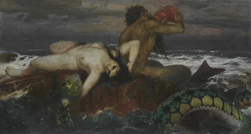 Triton ve Néréide - Arnold Böcklin