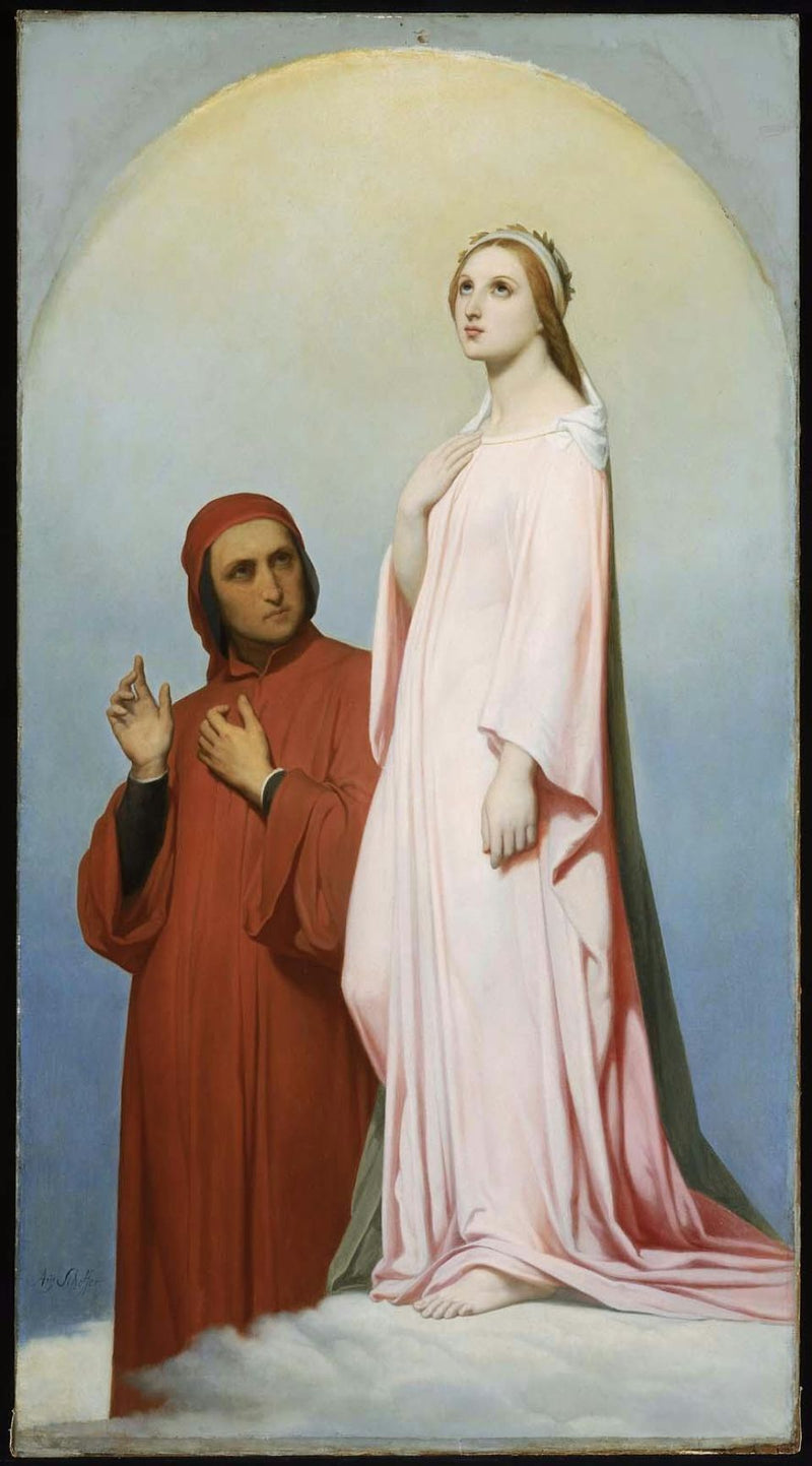 Dante ve Beatrice - Ary Scheffer