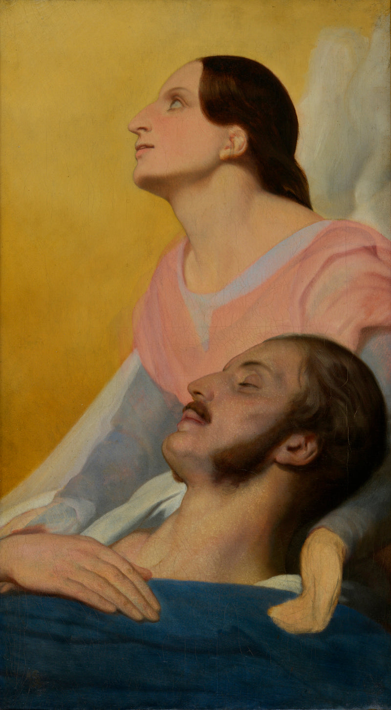 Ferdinand Philippe, Orléans Dükü, ölüm yatağına kadar - Ary Scheffer