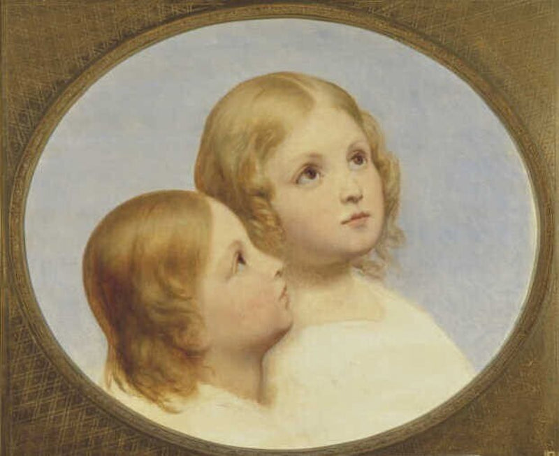 İki çocuk başı - Ary Scheffer