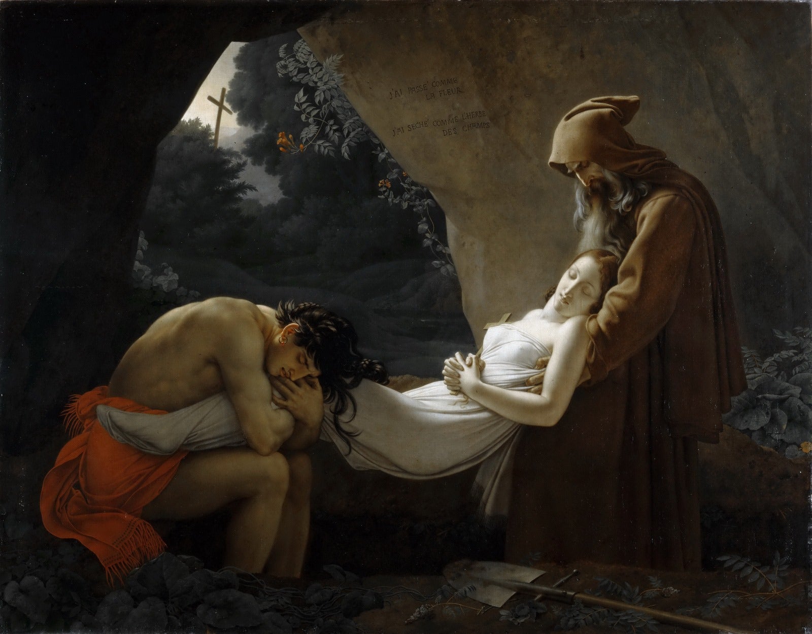 Atala'nın Defnedilişi - Anne-Louis Girodet