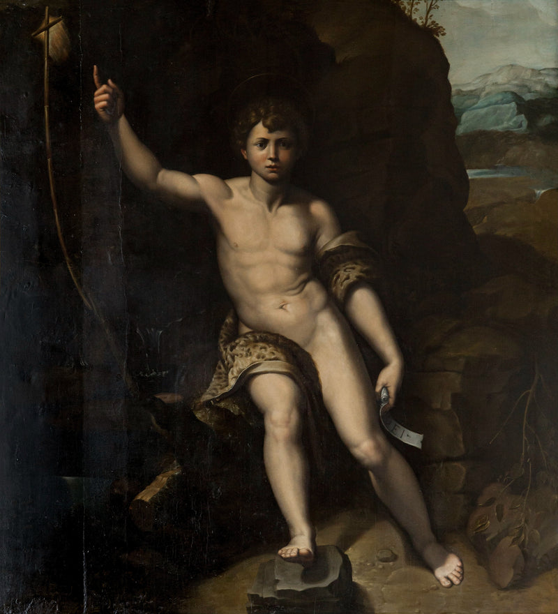 Saint Jean-Baptiste dans le désert - Giulio Romano