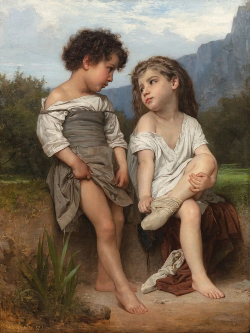 Dere Kenarında. - Bouguereau