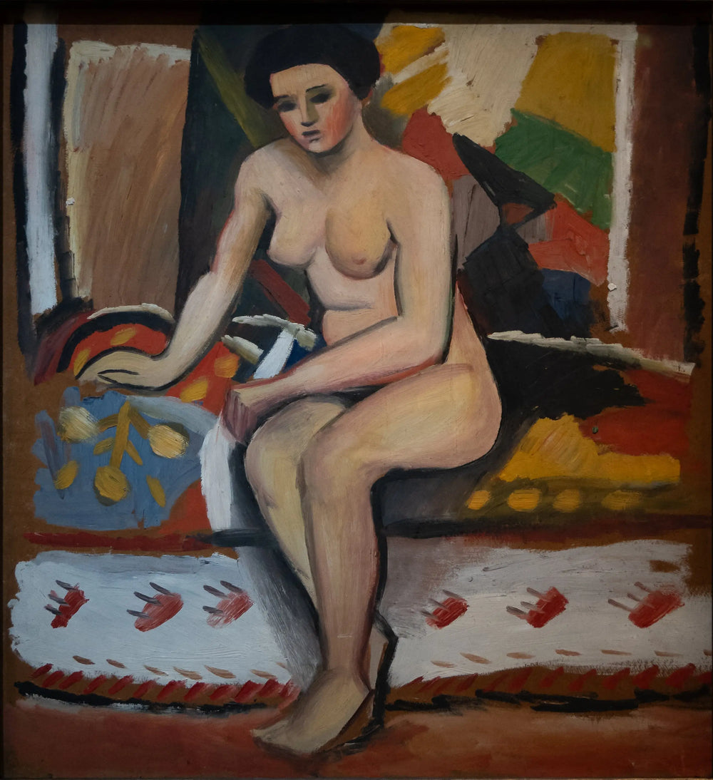 Reproduction du tableau « Nu - August Macke » par Alpha Reproduction en peinture à l’huile