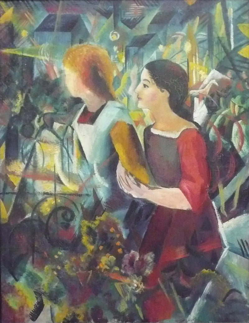 İki Kız - August Macke