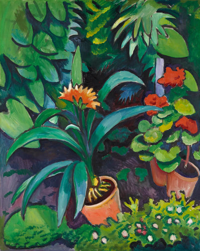 Reproduction du tableau « Q75402282 - August Macke » par Alpha Reproduction en peinture à l’huile