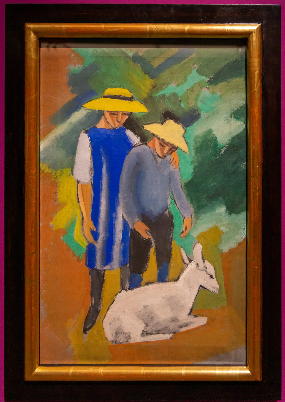 Reproduction du tableau « Q106840429 - August Macke » par Alpha Reproduction en peinture à l’huile