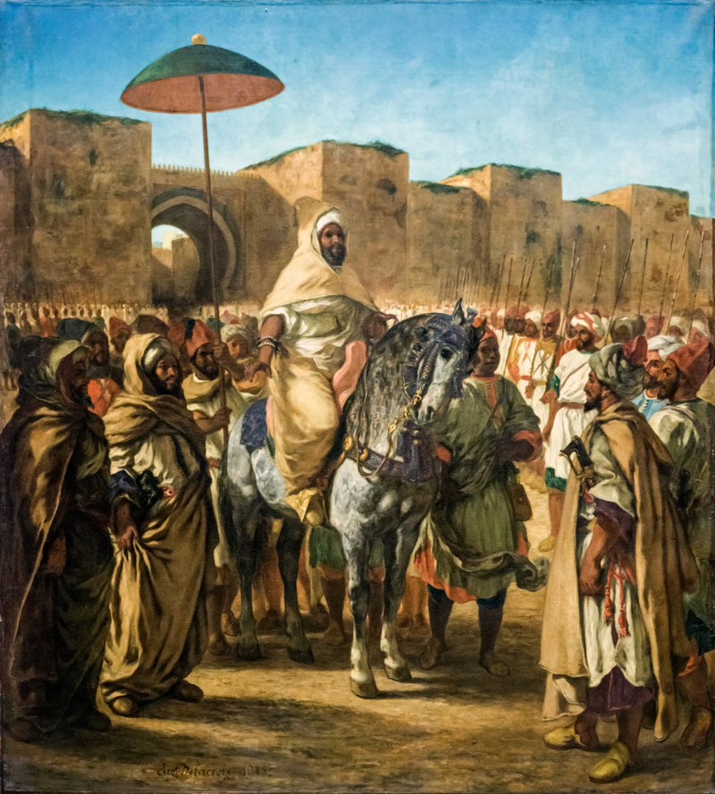 Fas Sultanı - Eugène Delacroix