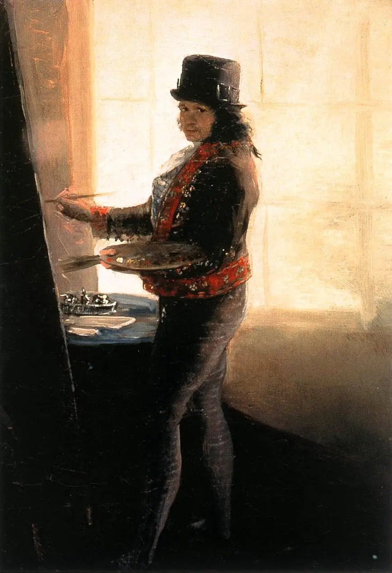 Atölyedeki Otoportre - Francisco de Goya