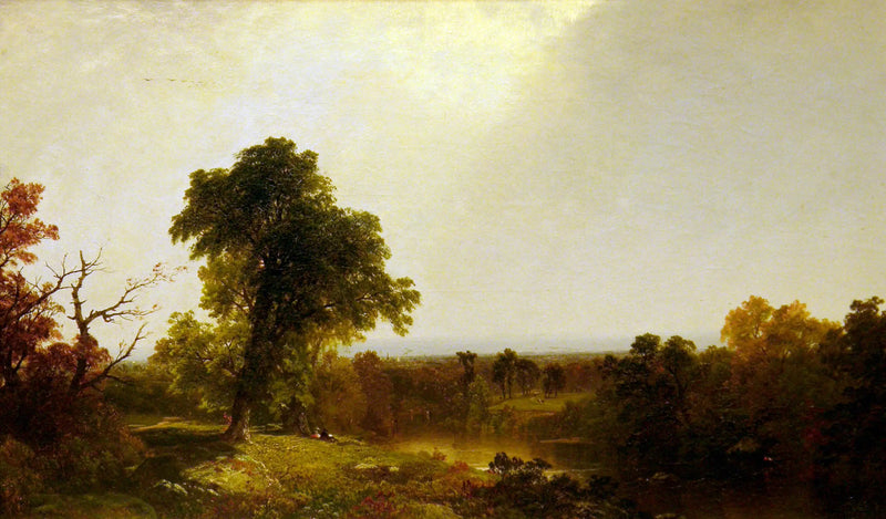 Sonbahar Nehir Manzarası - John Frederick Kensett