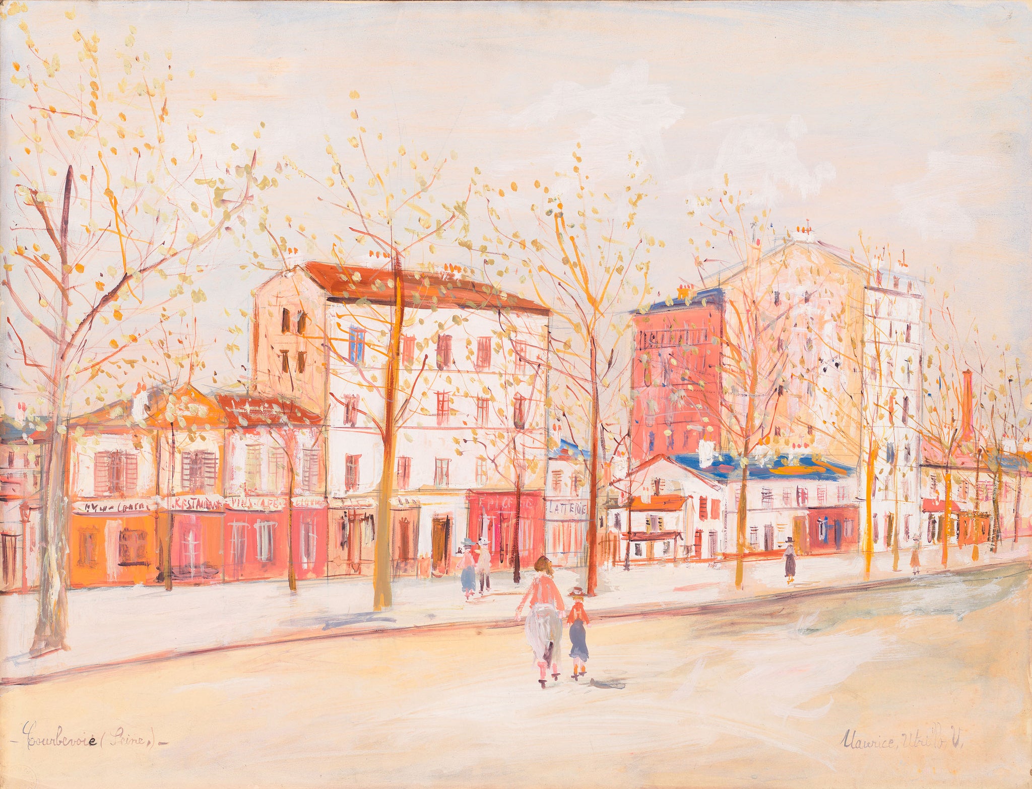 Avenue de La Défense, Courbevoie - Maurice Utrillo