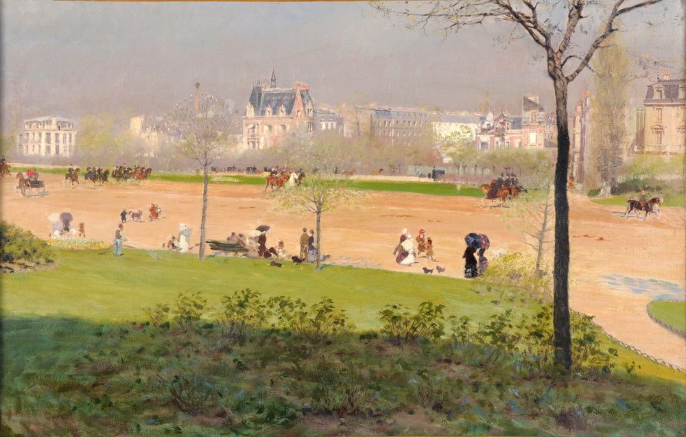 Avenue du Bois de Boulogne - Giuseppe De Nittis - Alpha Reproduction