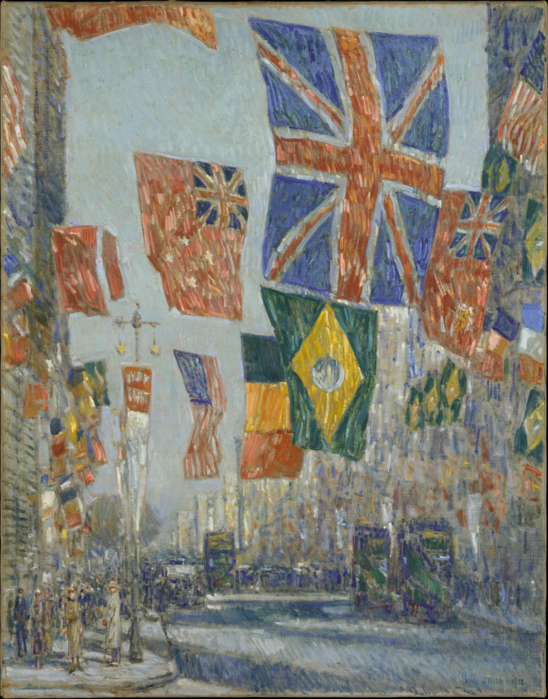 Avenue des Alliés, Büyük Britanya, 1918 - Childe Hassam