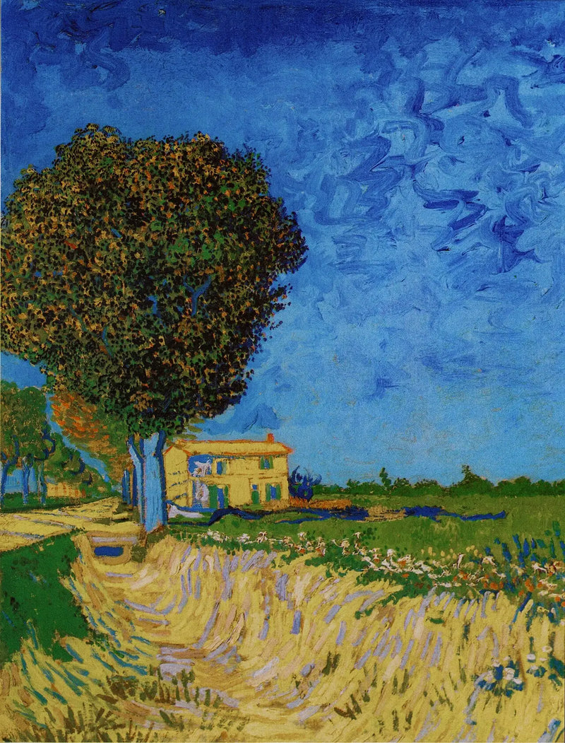 Evlerle Arles Caddesi - Vincent van Gogh