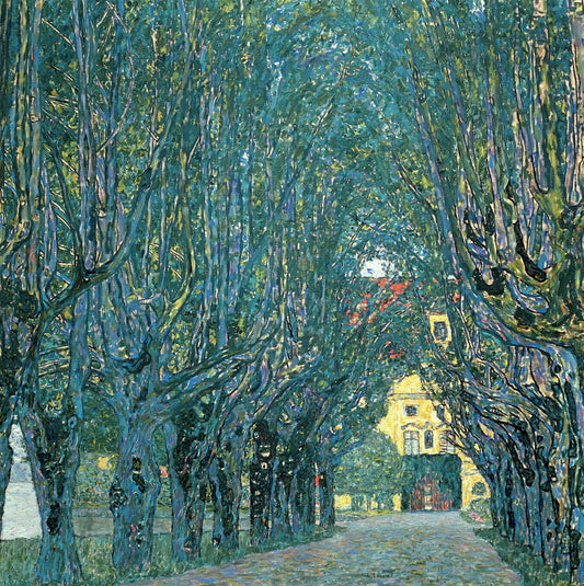 🌳✨ Schloss Kammer Parkı'nda Bulvar – Gustav Klimt (1912)