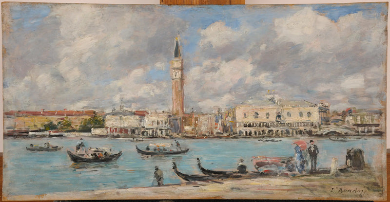 Venedik. San Giorgio - Eugène Boudin