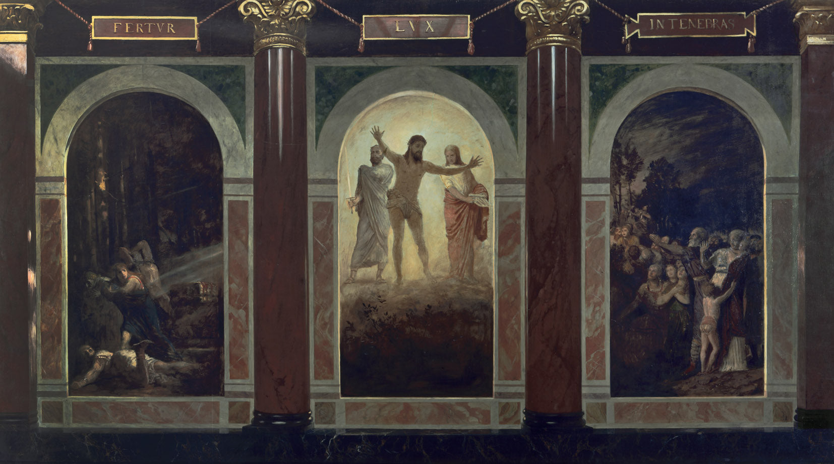 Fertur lux in tenebras - Arnold Böcklin