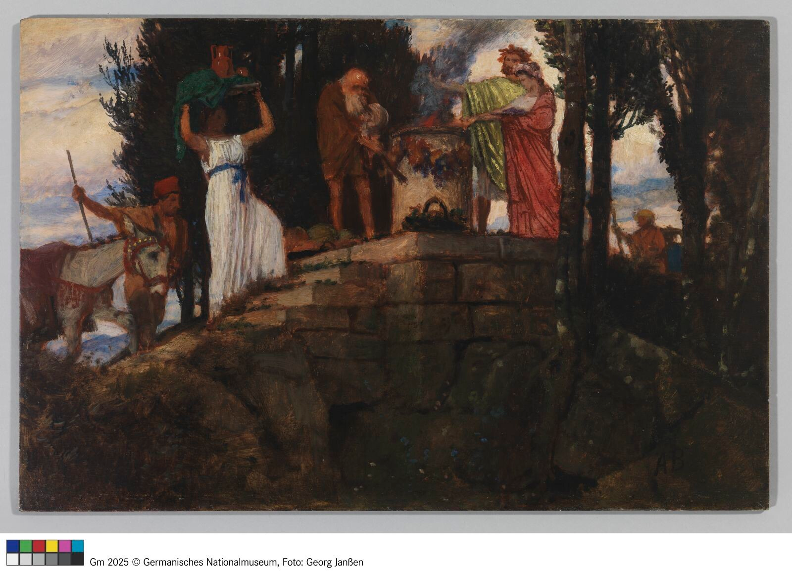 Fête sacrificielle - Arnold Böcklin