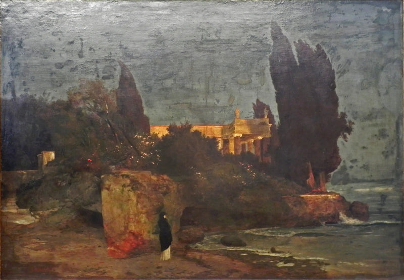 Deniz Kenarında Villa, Versiyon I - Arnold Böcklin