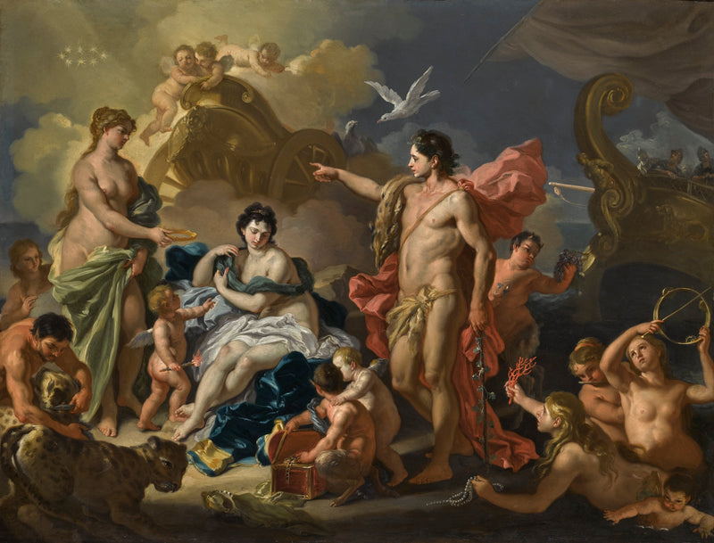 Bacchus ve Ariane - Francesco Solimena