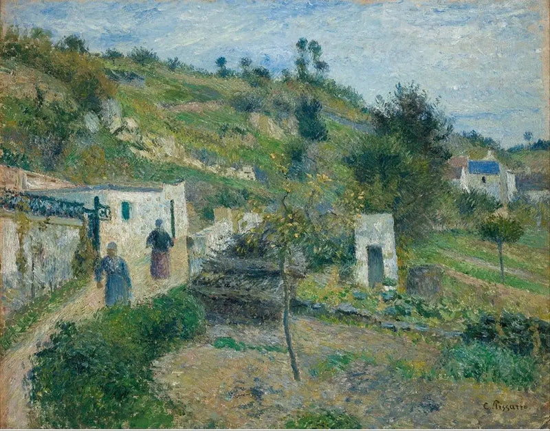 Auvers Tepeleri - Camille Pissarro