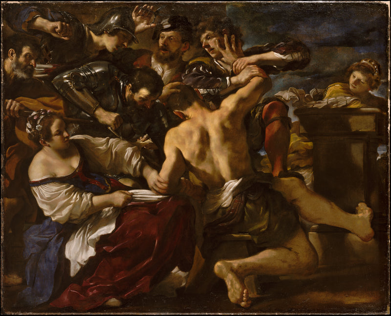 Samson Filistinliler tarafından esir alındı - Guercino