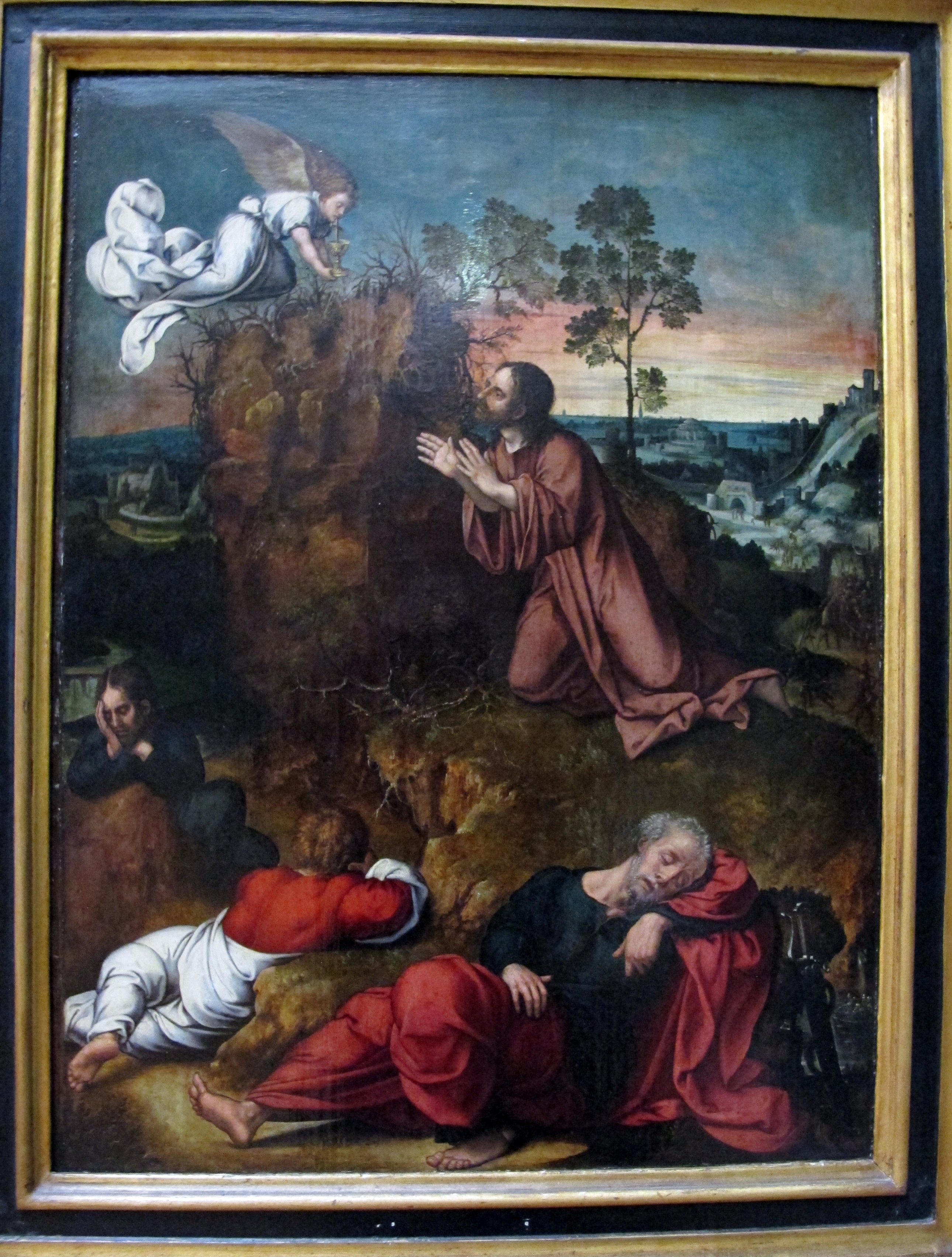 Le Christ au jardin des oliviers - Bernard van Orley