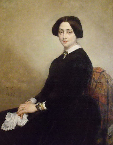 Portrait de la baronne d'Astier de la Vigerie - Thomas Couture