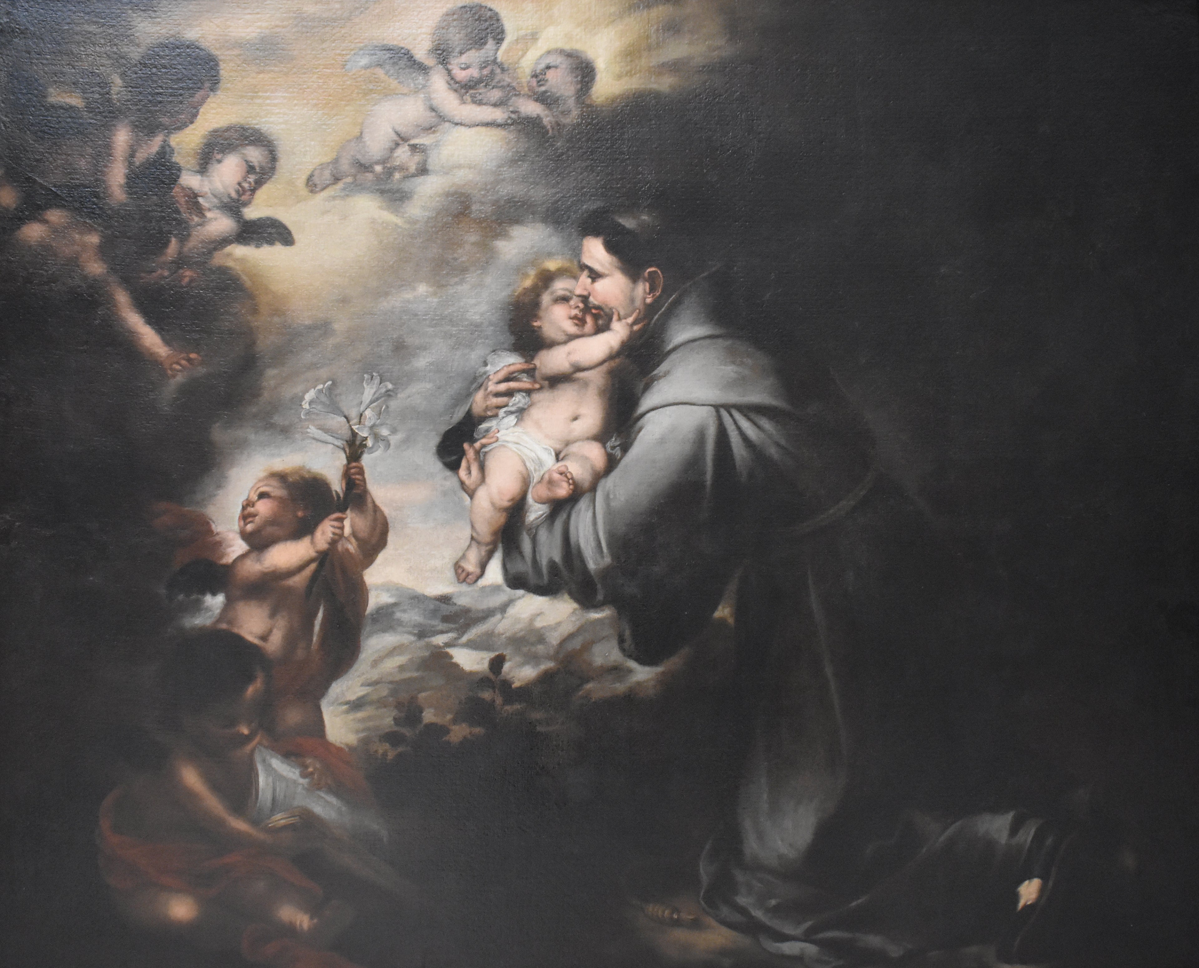 Saint Antoine de Padoue adorant l'Enfant Jésus - Bartolomé Esteban Murillo
