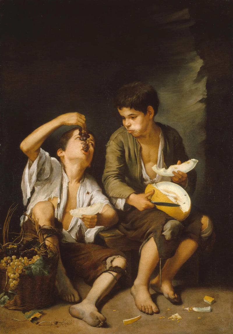 Kavun ve Üzüm Yiyenler - Bartolomé Esteban Murillo