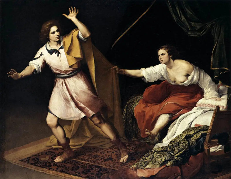 Joseph ve Potifar'ın eşi - Bartolomé Esteban Murillo