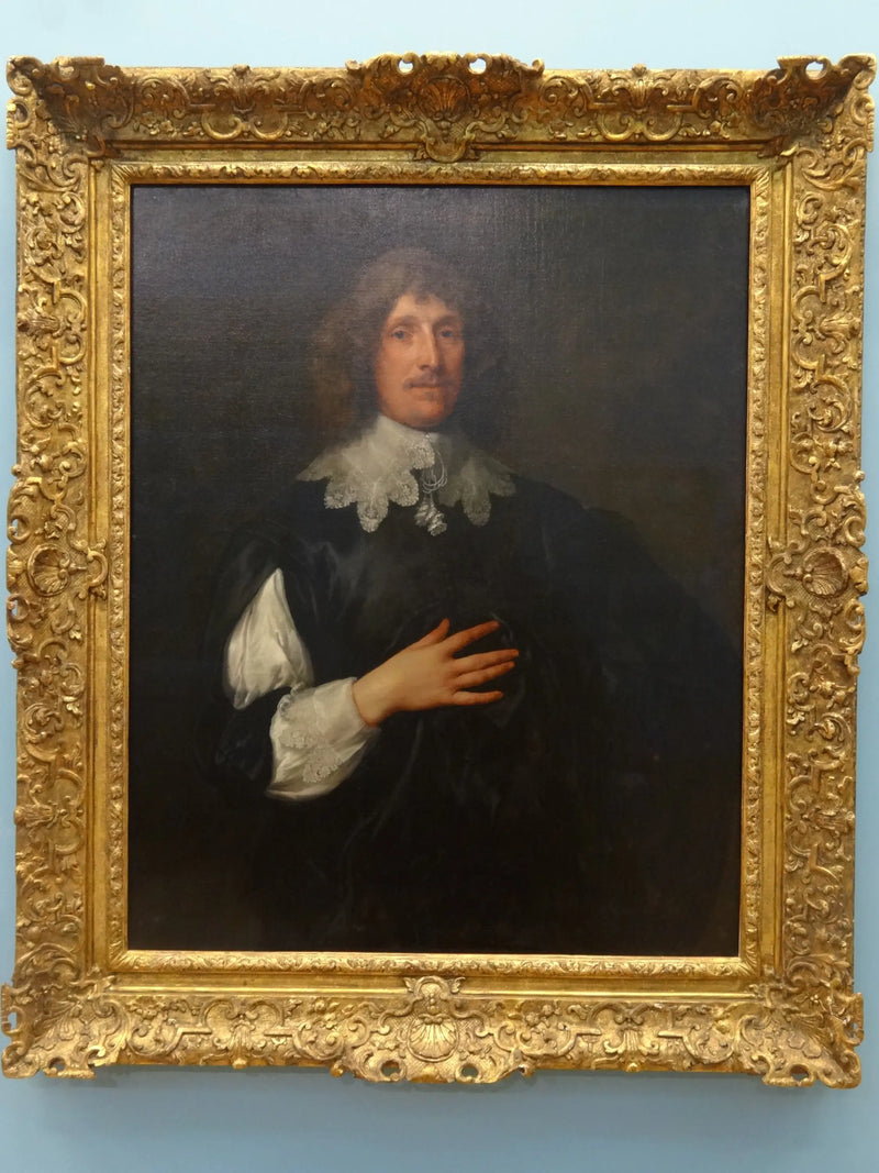 Sir Basil Dixwell, Tirlingham 1. Baronet Portresi (1585-1642) - Antoine van Dyck