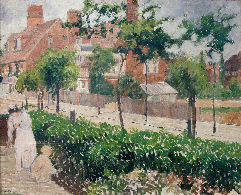 Bath Road, Londra, (eskiz) - Camille Pissarro