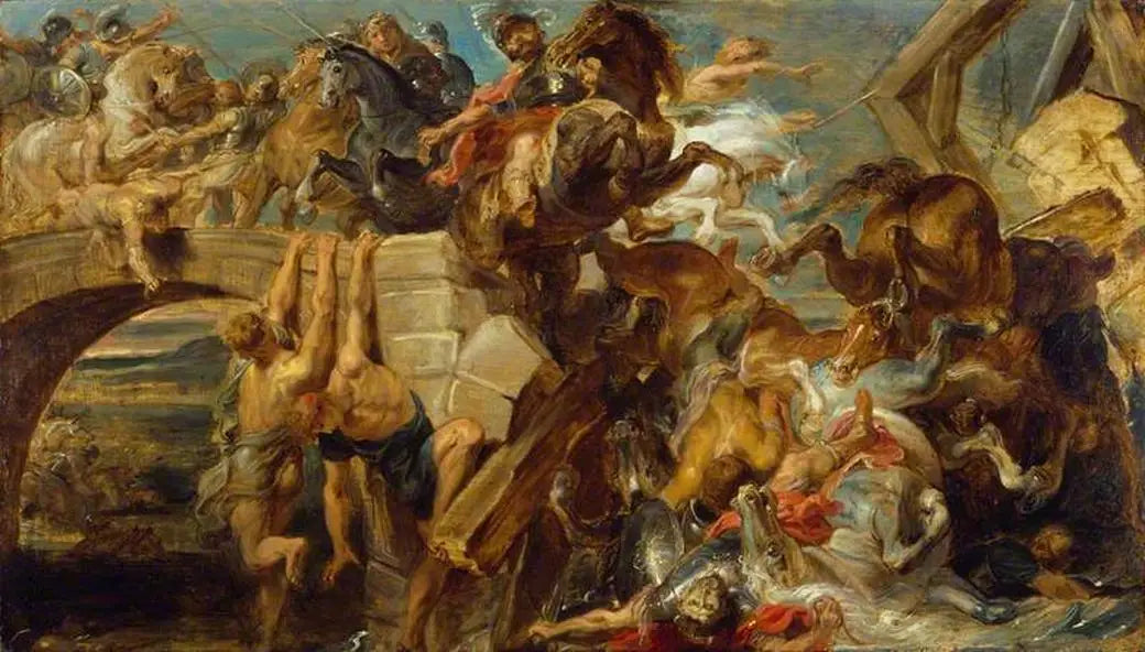 La défaite et la mort de Maxence - Peter Paul Rubens - Alpha Reproduction