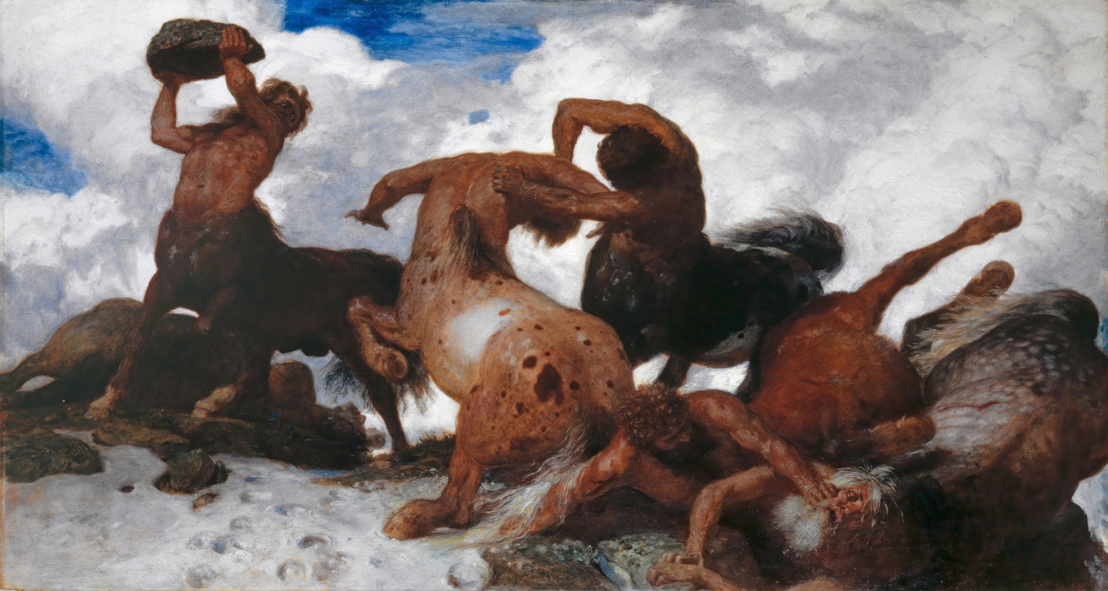 Combat des centaures - Arnold Böcklin