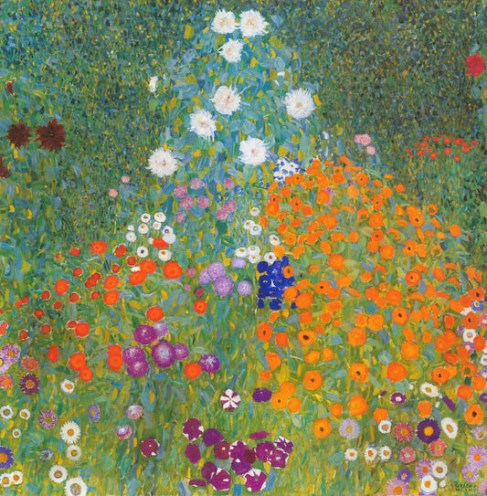 🌸🎨 Cottage Bahçesi – Gustav Klimt (yaklaşık 1907)