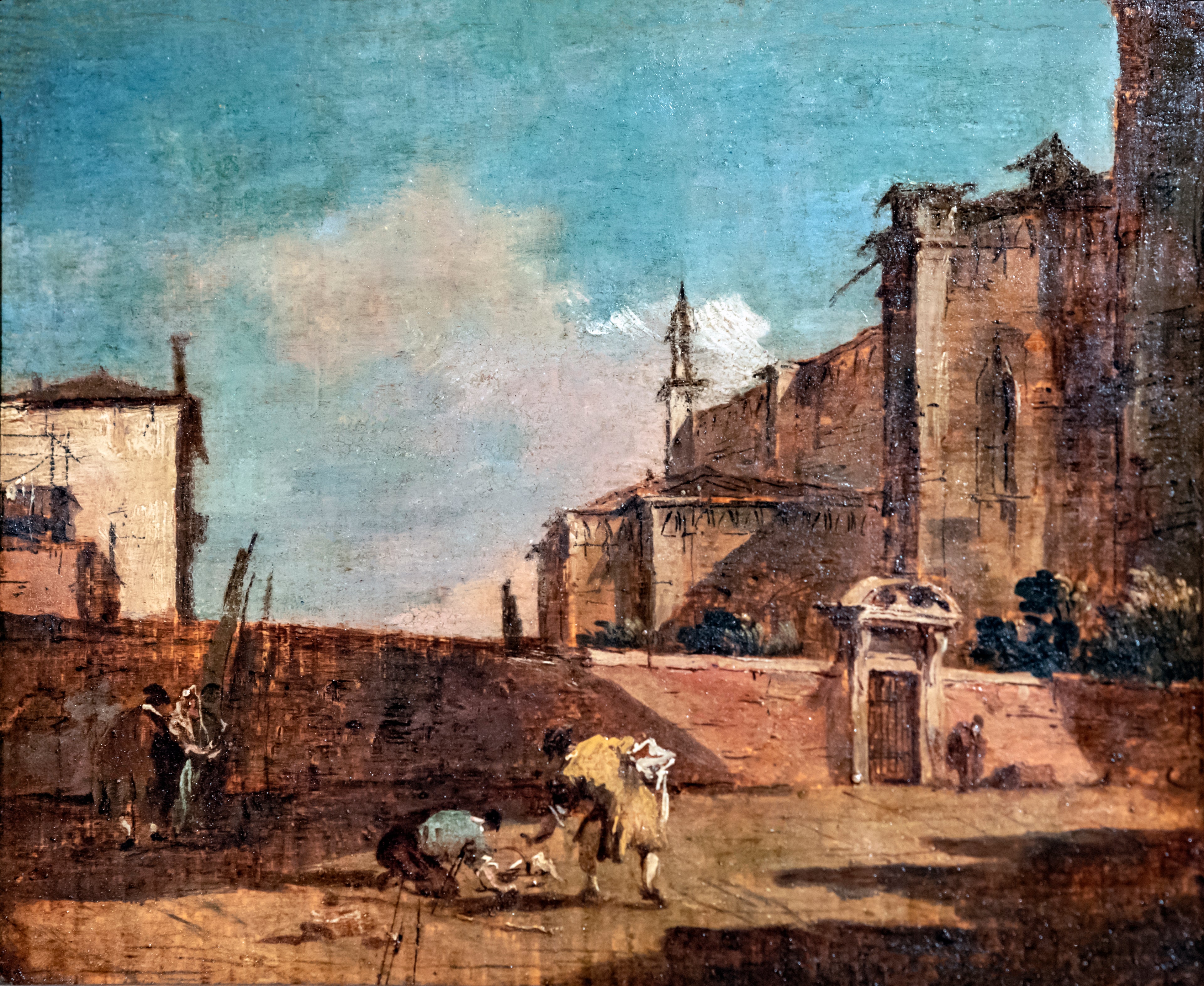 Paysage avec figure - Francesco Guardi