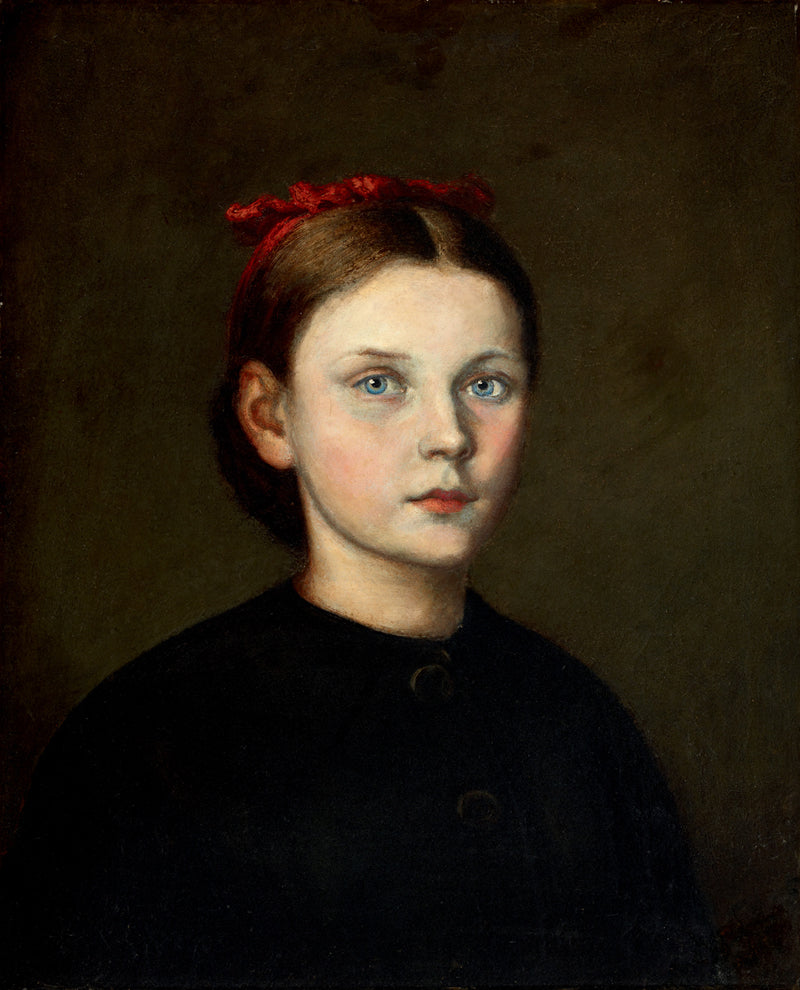 Portrait d'Etelka Benczúr (Portrait d'une jeune fille) - Gyula Benczúr