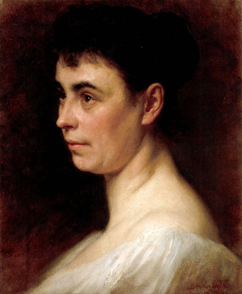 Portrait de la seconde épouse de l'artiste - Gyula Benczúr