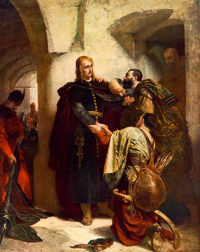 Les Adieux de László Hunyadi - Gyula Benczúr