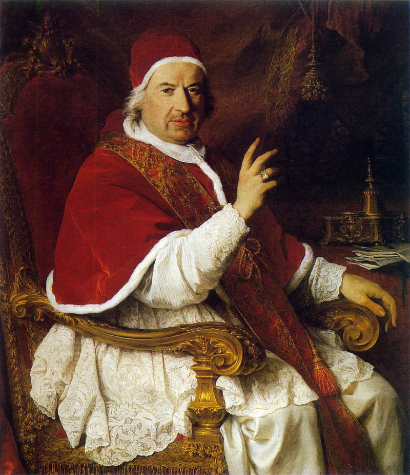 Benoît XIV Papası Portresi - Pierre Subleyras
