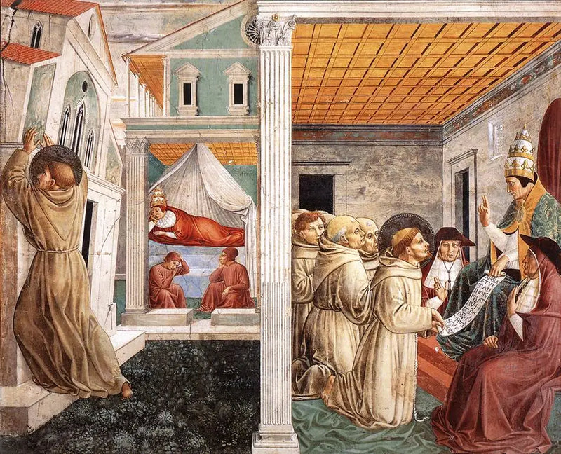 Saint François'nin Hayatından Sahneler (Sahne 5) - Benozzo Gozzoli