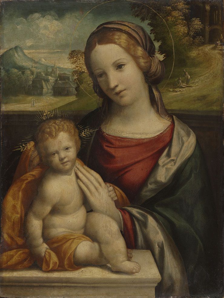 Marie enceinte - Benvenuto Tisi