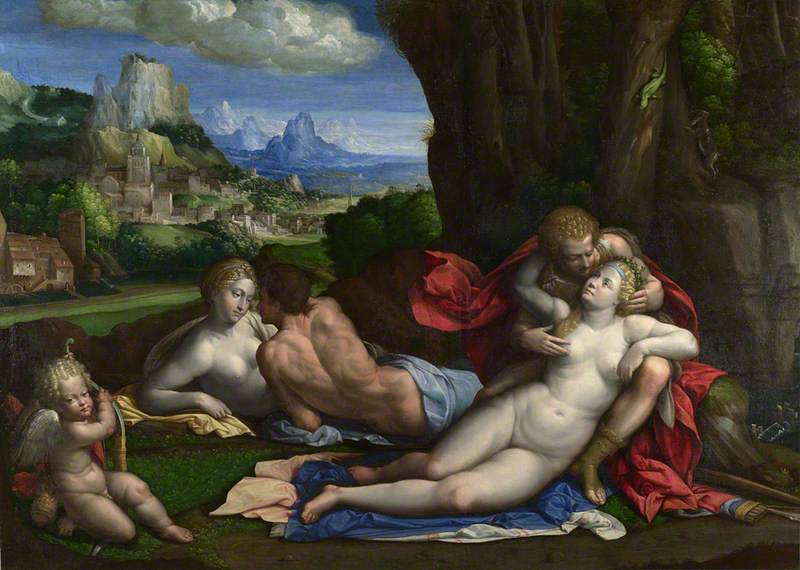 Une allégorie de l'amour - Benvenuto Tisi