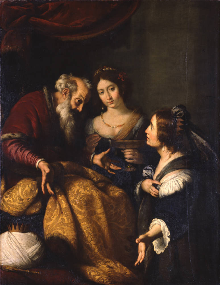 Bethsabée devant David - Bernardo Strozzi