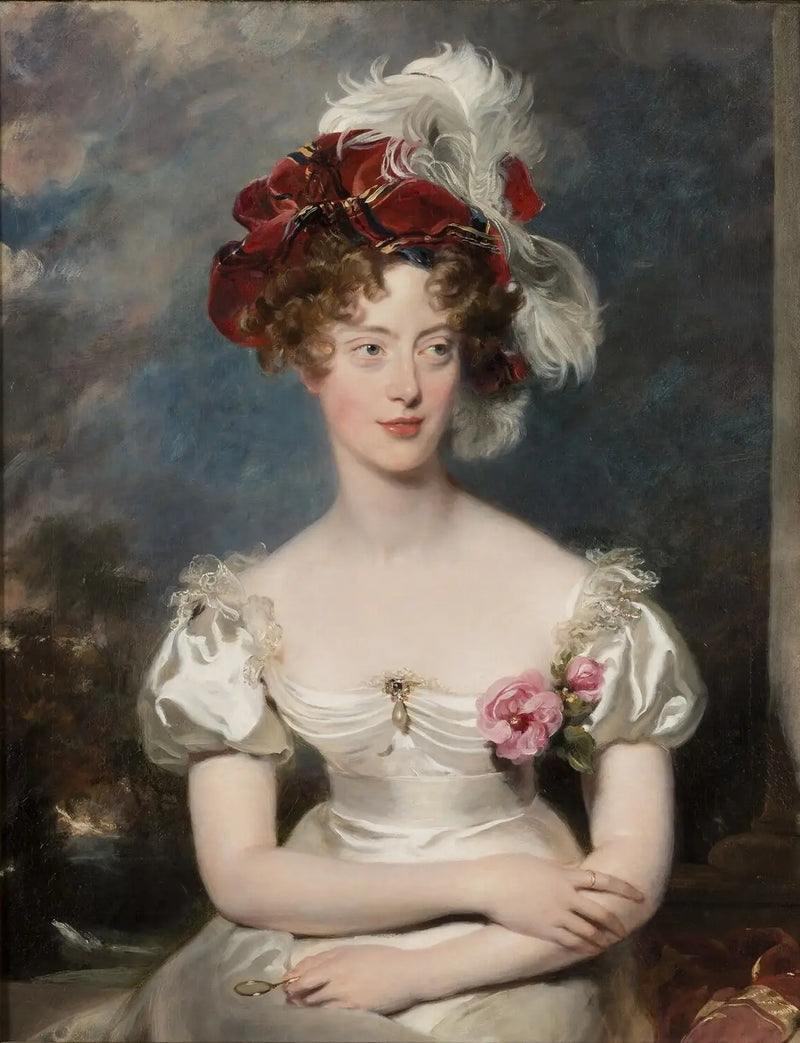 Marie Caroline de Bourbon-Sicile (1798-1870), Berry Düşesi. - Thomas Lawrence