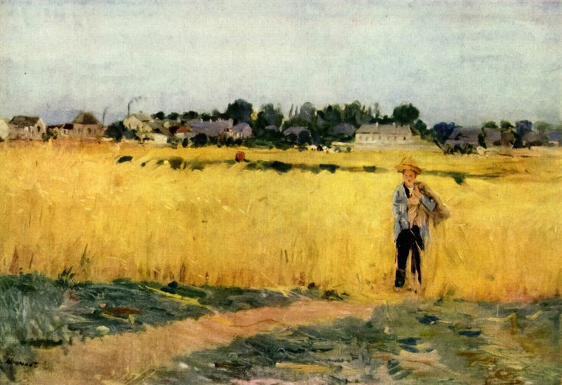 Buğday Tarlalarında - Berthe Morisot
