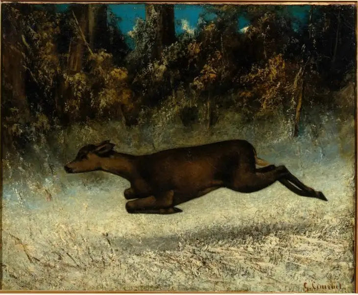 Biche courant - Gustave Courbet