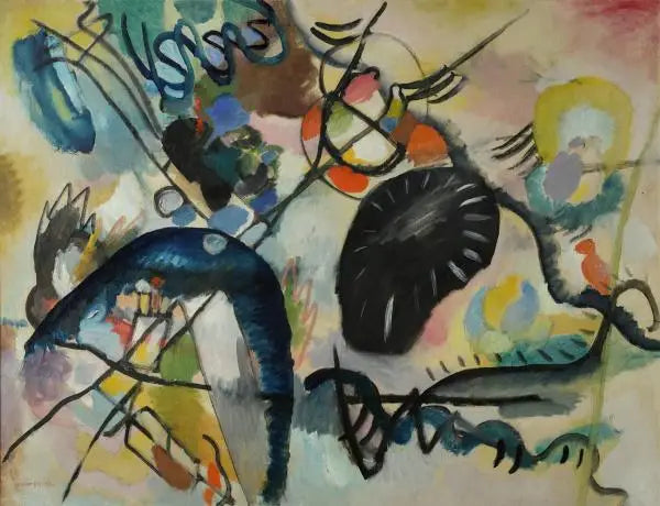 Siyah Lekeler 1 - Vassily Kandinsky