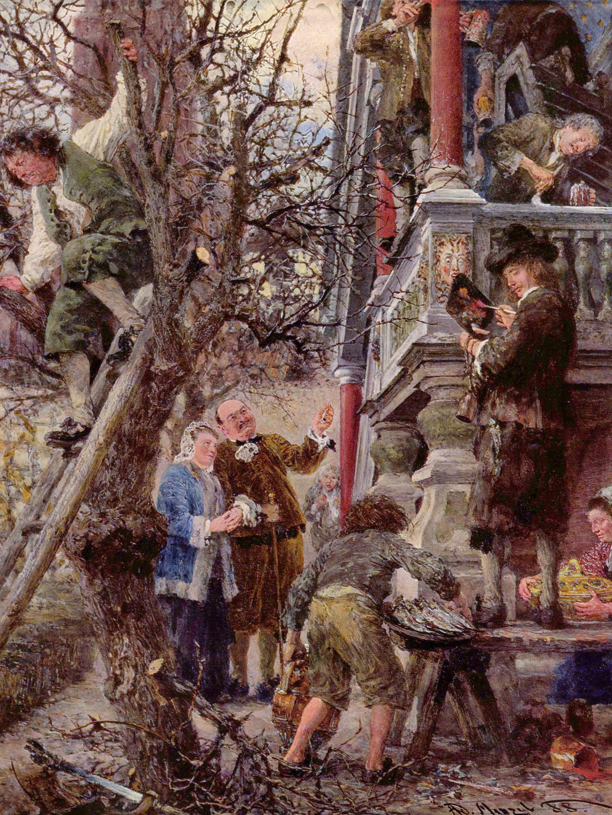 Beati Possidentes (Bienheureux ceux qui ont) - Adolph von Menzel
